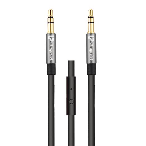 AudioOX - 3.5mm Cable with Mic UL108BLK-0150 – UltraProlink