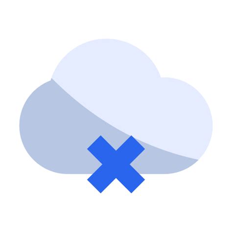 Cloud error - Free networking icons