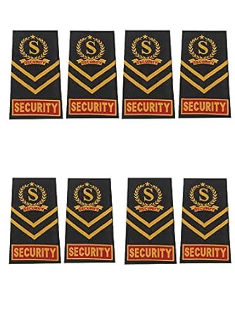Quality Fab Security Guard Shoulder Flap 4 Pairs : Amazon.in: Car ...