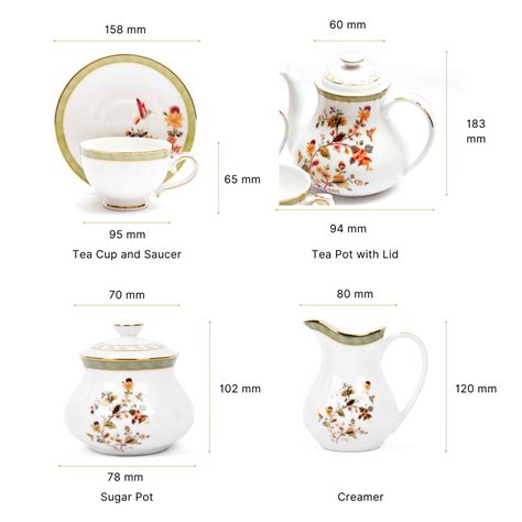 Tea Set 17 pc | Green | Bloom – ICHKAN by Day To Day