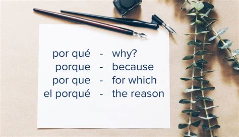 Porque Vs Por Que: What's The Difference? | Mondly Blog