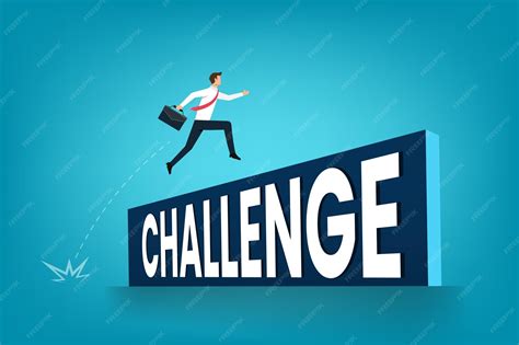 Premium Vector | Overcome obstacles or motivation to solve problem and lead company achievement ...