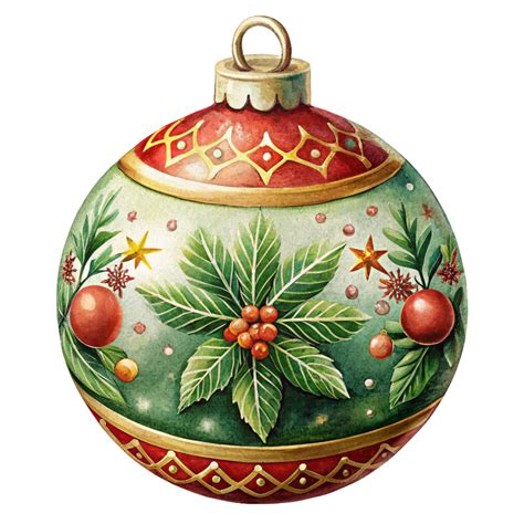 Christmas Ornament Clipart – Ball Vintage | Free Png