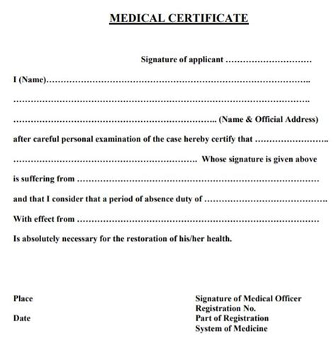 Download Latest COVID 19 Fit Medical Certificate Template - Youth Apps
