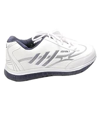 Buy AJANTA Men's White Mesh Sports Shoes - 10 UK at Amazon.in
