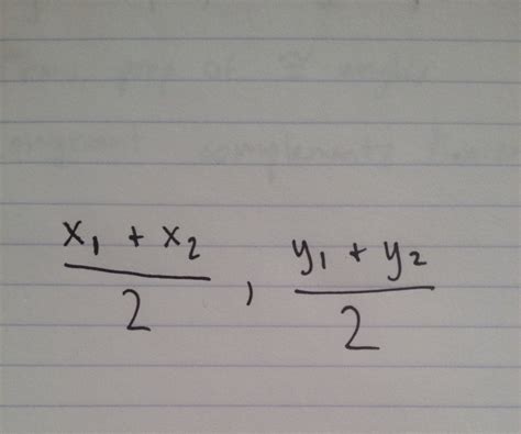 Midpoint Formula Example 的图像结果