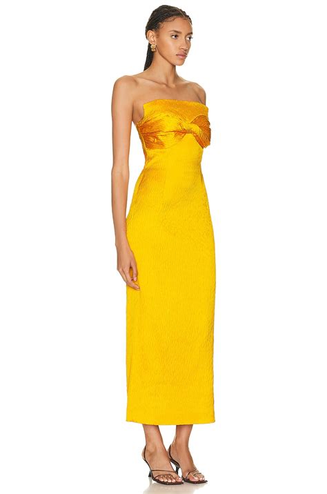 TOVE Lara Dress in Golden Yellow | FWRD