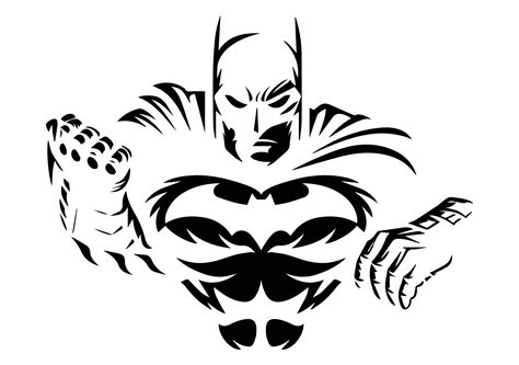 Batman Pumpkin Stencils Free - 13 Free PDF Printables | Printablee