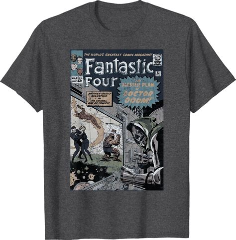 Marvel Fantastic Four The Master Plan Of Doctor Doom Retro T-Shirt ...