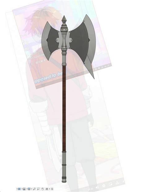 STL file Stark Axe - Frieren Beyond Journeys End 3D print model 🪓 (OBJ ...