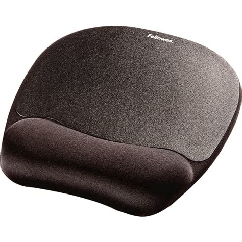 Fellowes Memory Foam Mouse Pad/Wrist Rest, Black (9176501) - Buy ...