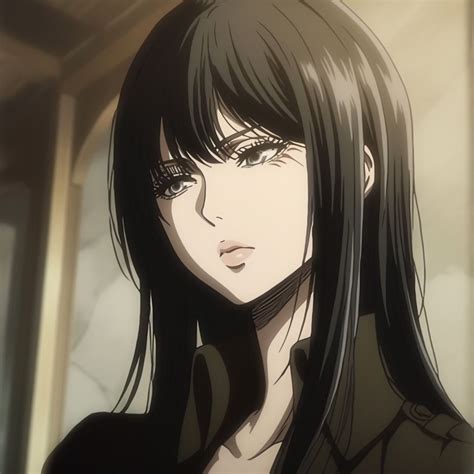 Long Black Hair Anime