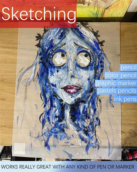 Printable Translucent Vellum Paper, Dowsabel 8.5” x 11” Vellum Tracing ...