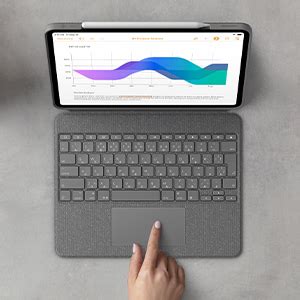 Logitech Combo Touch iPad Pro 12.9-inch (5th, 6th gen - 2021, 2022 ...