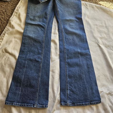 Old Navy extra high rise flare extra long jeans size... - Depop