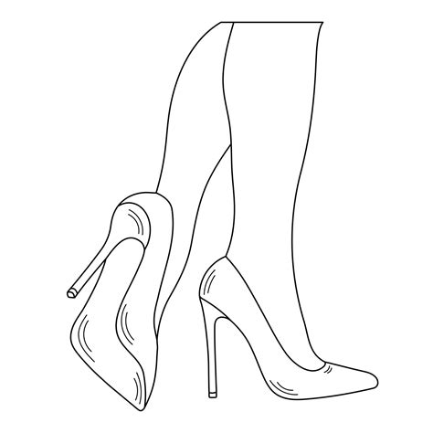 How To Draw A Heel High Heels Drawing Images – Browse 201,157 Stock