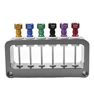 UINMYREO 6PCS Laboratory Stainless Steel Implant Screw Driver Tool Kit ...