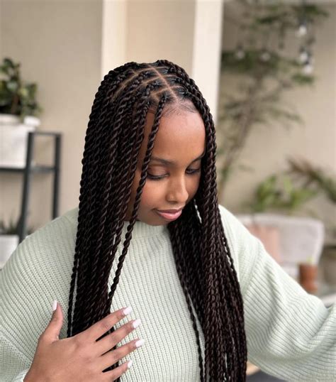 13 Stunning Twist Braid Styles You Need To Try In 2025