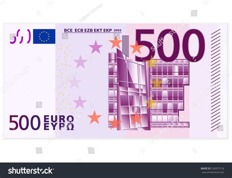 500 Euro Banknote Illustration Stock Illustration 226973116 | Shutterstock