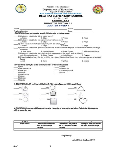 Image result for Math Q3 Module 1 Grade 6