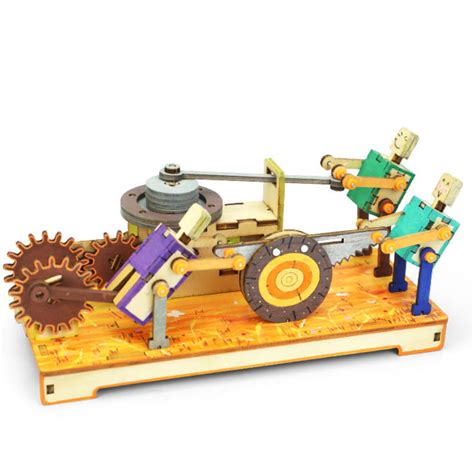 Pludo STEM Kit Gear Drive Model - Sawmill Kit ( Age 11-14) for grade 6 ...