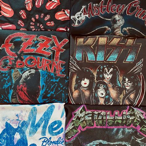 Rock'n'Roll Band tees | Rocker outfit, Band tees, Band tee aesthetic