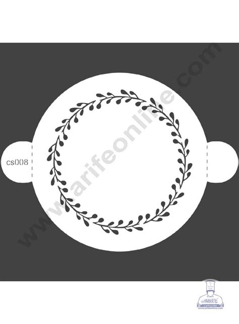 Home CAKE DECOR™ Dream Cake Stencil Mould - Design-08 (SBST-CS-008)