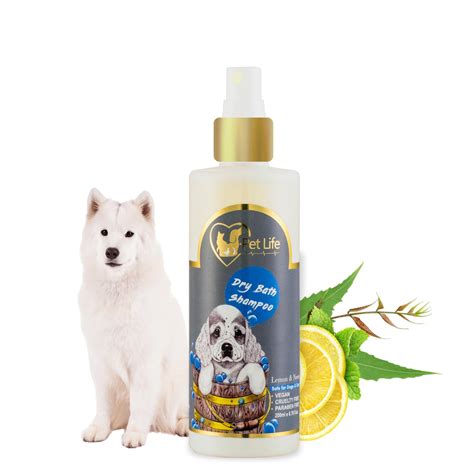 Buy Pet Life Organic Dry Bath Shampoo for Samoyed Dog & Puppy | Dry ...