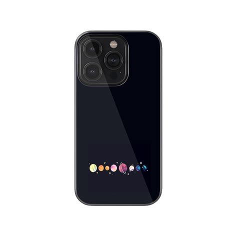 Black Minimal Planet Case – Sleek Cases | Anti Yellow Cases At 199