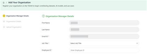 Adding Organisation | User Manual