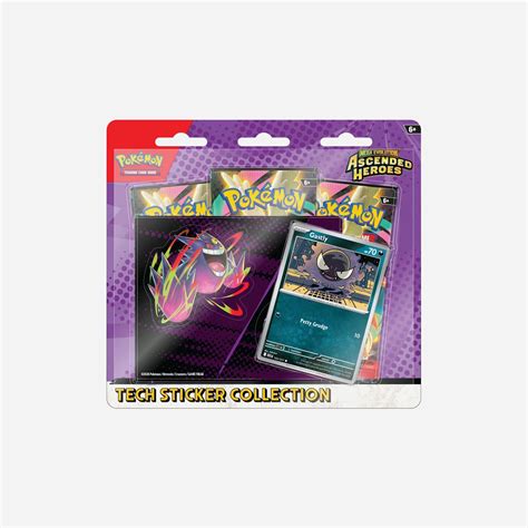 2026 Pokemon Mega Evolution Ascended Heroes Gastly Tech Sticker Collec ...