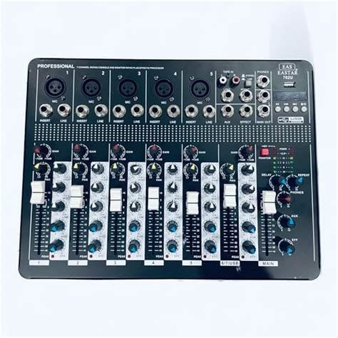 EAS Eastar Professional Audio Mixer -7 Channels, USB input, Bluetooth ...