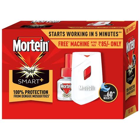 Mortein SmartPlus Mosquito Killer Machine + Refill - Combo Pack (45ml ...