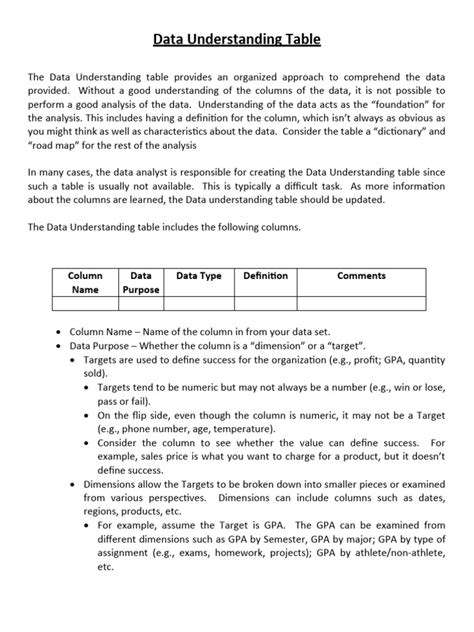 Image result for How to Read Data Tables