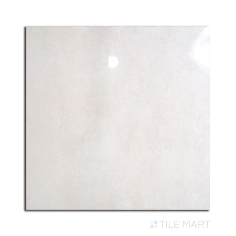 Lugano Porcelain Large Format Field Tile 48X48 Marfil Polished - Tilemart