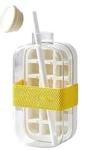 Buy MosQuick® 2-in-1 ice cube bottle easy press ice cube tray flexible ...