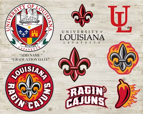 University of Louisiana Lafayette Personalized Emblemclass of - Etsy