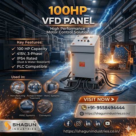 VFD Panel Manufacturer in Ahmedabad | Variable Frequency Drive Panels
