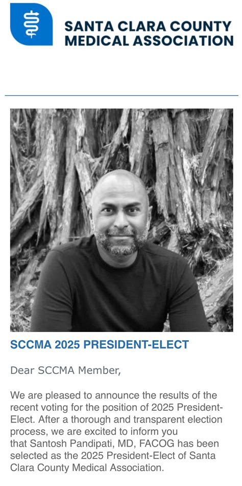 Honored to be the 2025 President-Elect for the venerable Santa Clara ...