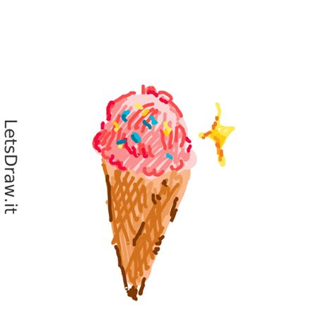 How to Draw Ice Cream From Python Coding 的图像结果
