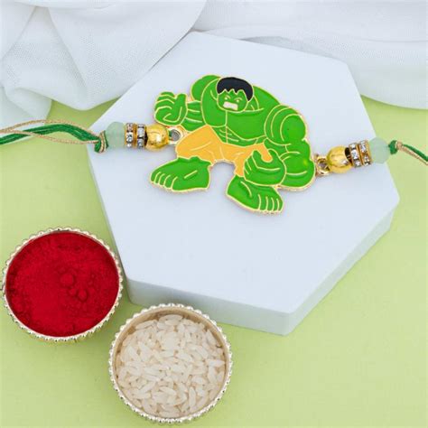 Send Incredible Power Hulk Smash Rakhi Online