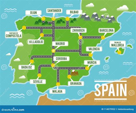 Albums 96+ Pictures Map Of Spain With Regions And Capitals Superb