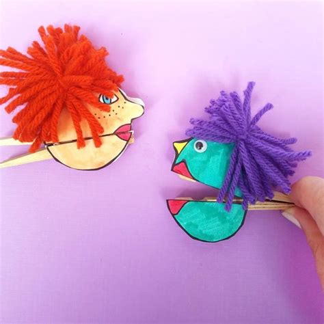 Image result for Paper Puppet Craft