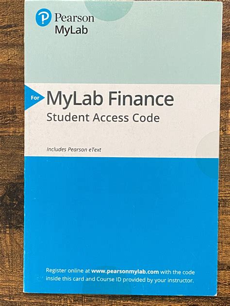 MyFinanceLab with eText for “MyLab Finance” (access card only, no book ...