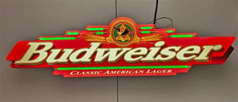 Vintage Budweiser Lighted Signs