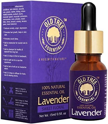 Old Tree Lavender Essential Oil for Home Fragrance (15ml) - Pure ...