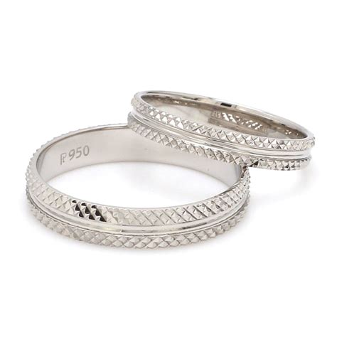 Jewelove™ Rings Ready to Ship - Ring Sizes 11, 20 - Textured Platinum ...