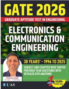 GATE Electronics Communication Engineering - 2026 | 30 Years (1996–2025 ...