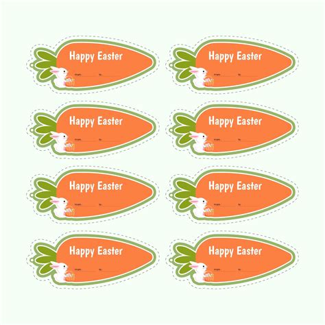 Easter name tag labels 10 free pdf printables – Artofit