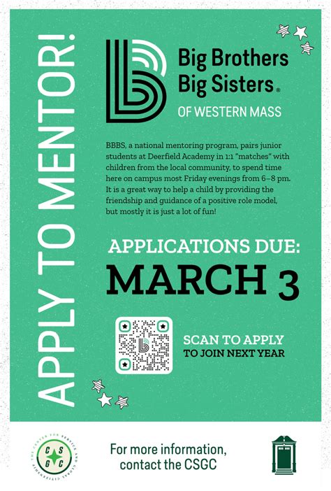 Reminder: Applications are now open for rising juniors – Become a “Big ...